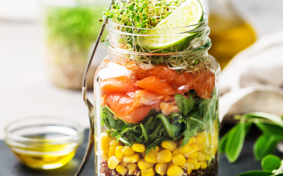 Vegan Southwest Salad in a Jar