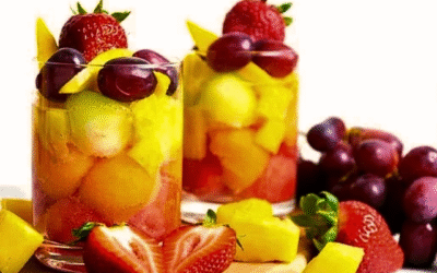 Champagne and Watermelon Parfait